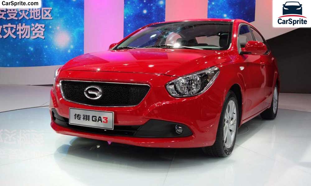GAC GA3 2017 prices and specifications in Oman | Car Sprite